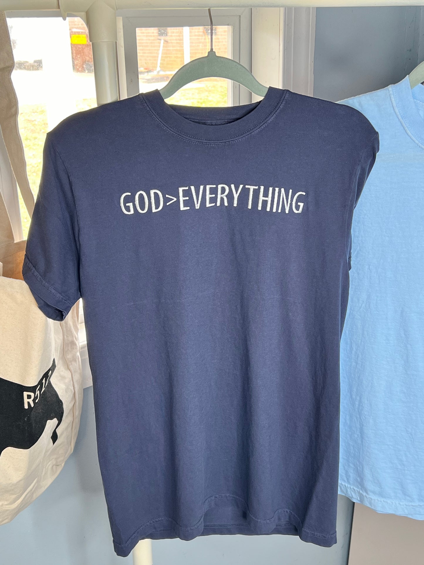 God > Everything Shirt Navy