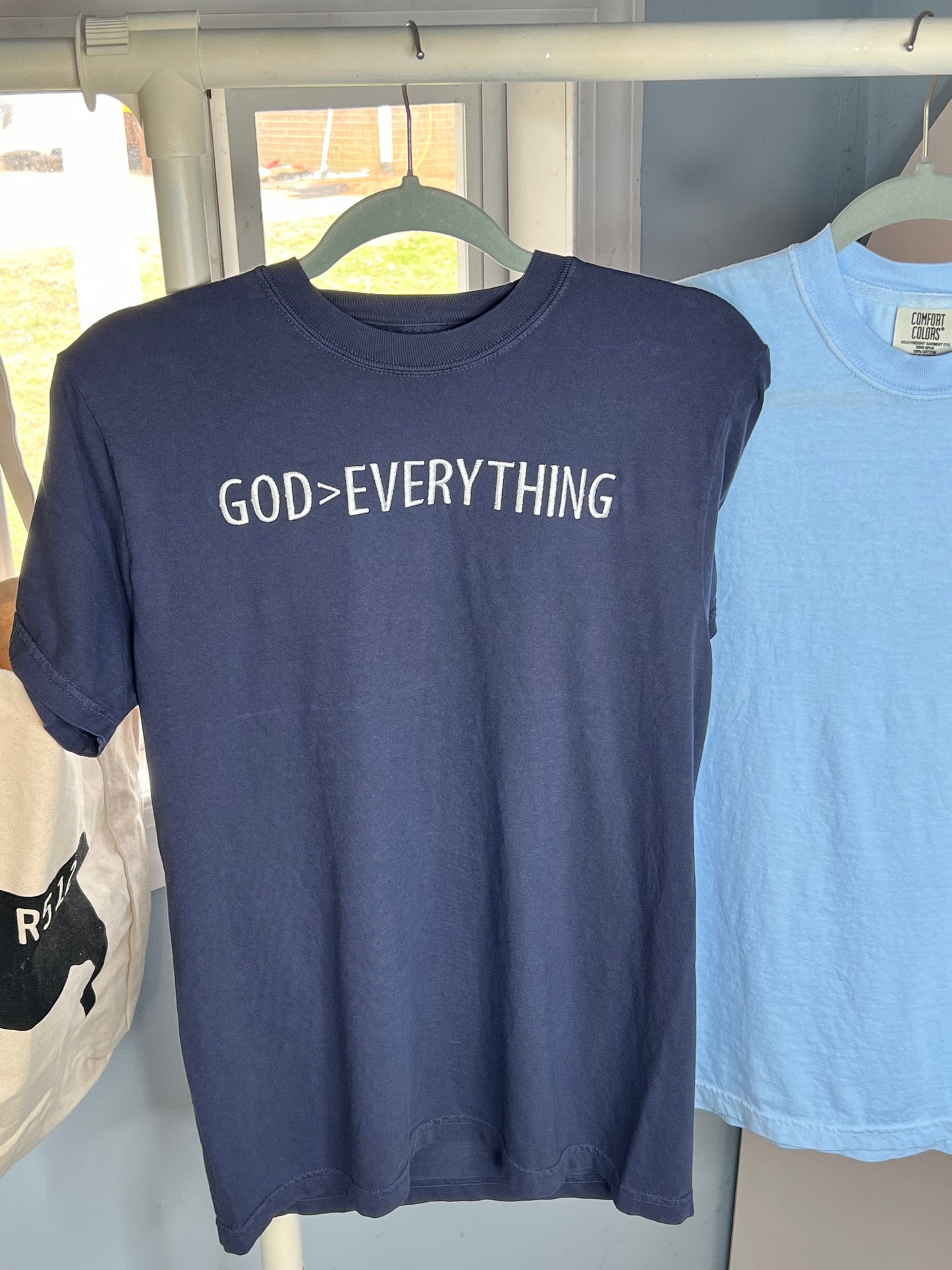 God > Everything Shirt Navy