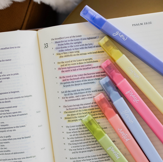 Bible Highlighters- Garden