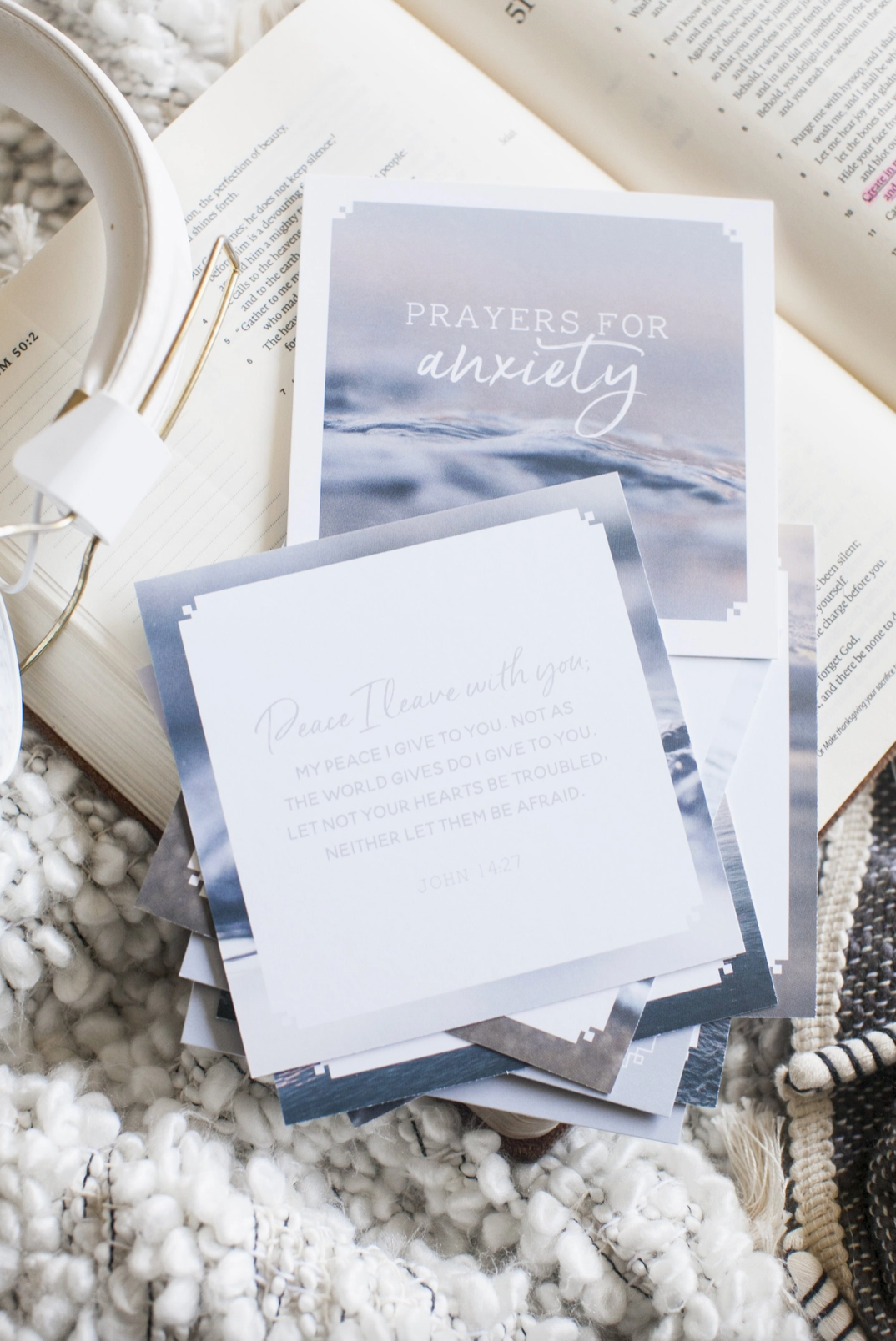 Prayers For Anxiety Verse Card Set