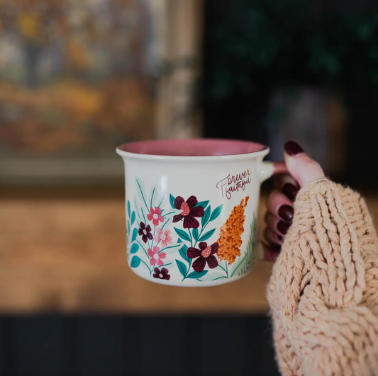 Forever Faithful Floral Coffee Mug