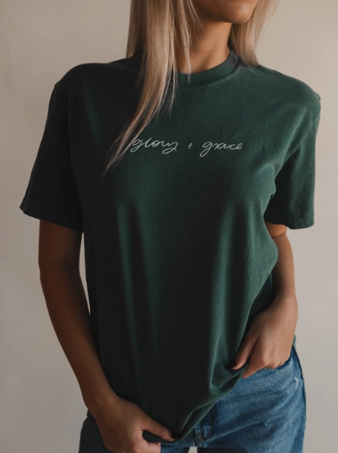 Glory + Grace Tee : Spruce