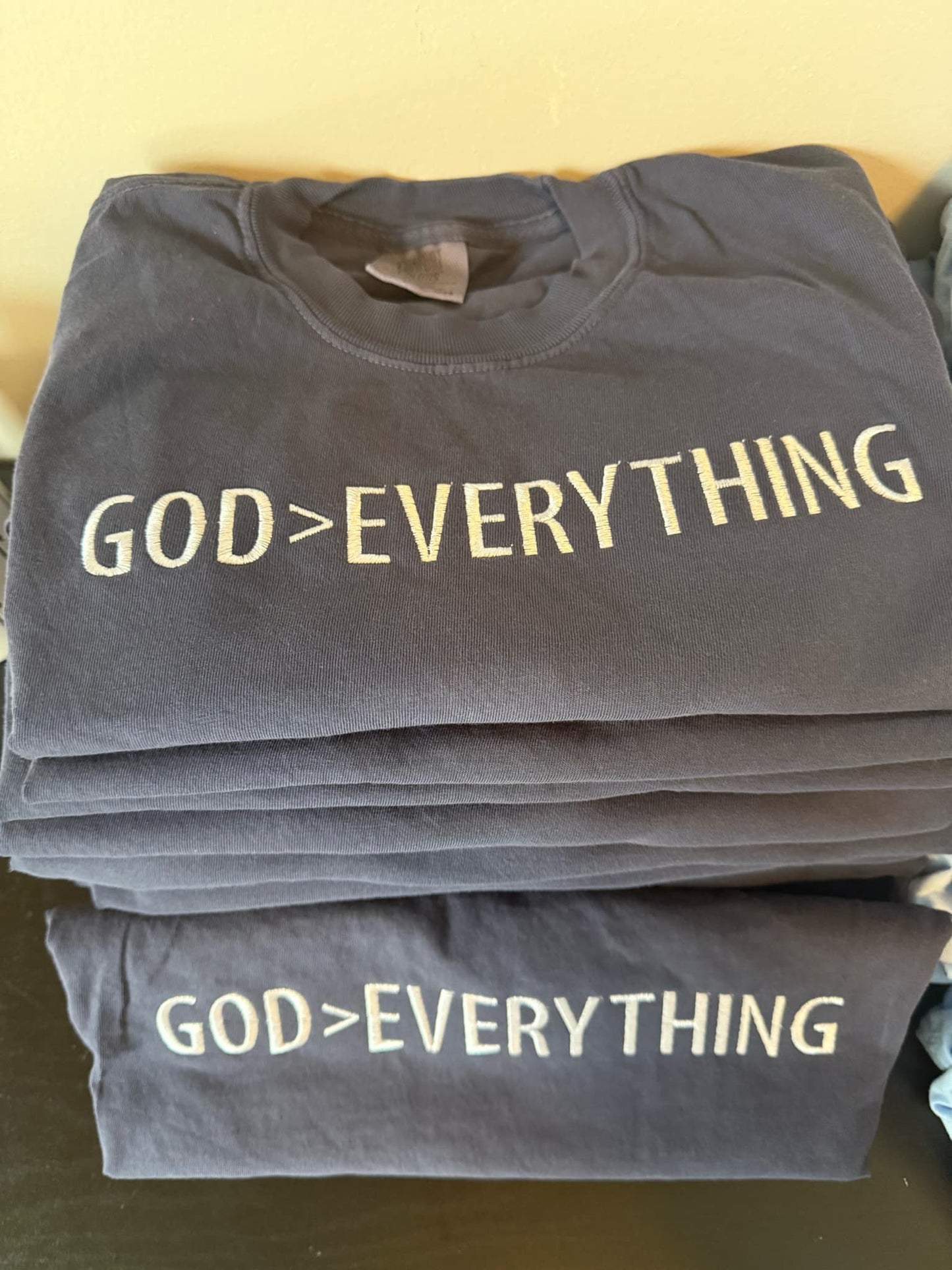 God > Everything Shirt Navy